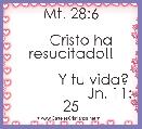 Mt. 28:6

     Cristo ha resucitado!!

           Y tu vida?
                   Jn. 11: 25