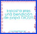 Esposita eres una bendiciÃ³n de papÃ¡ DIOS!!!