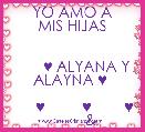         YO AMO A MIS HIJAS


       ♥ ALYANA Y ALAYNA ♥ 

      ♥         ♥        ♥          &