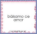bÃ¡lsamo de amor 