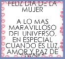 FELIZ DIA DE LA MUJER

A LO MAS MARAVILLOSO DEL UNIVERSO,
EN ESPECIAL CUANDO ES LUZ, AMOR Y PAZ DE DIOS


♥ ☼
 