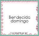 Bendecido domingo