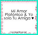 Mi Amor PlatÃ³nico & Yo solo Tu Amiga ♥