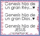 Genesis hija de un gran Rey...♥

Genesis hija de un gran Dios..♥

Genesis hija de JESUS   