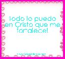 Todo lo puedo en Cristo que me fortalece!