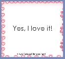 Yes, I love it! 