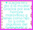 ♥ Suegra feliz dÃ­a d la madre! Gracias por ese hombre maravilloso q tenes como hijo 
Se q estas orgullosa del buen gusto q 