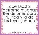 que Diosto derrame muchas Bendisiones para tu vida y la de los tuyos johana 