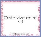 Cristo vive en mi <3
