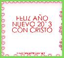 FELIZ AÃO
NUEVO 2013
CON CRISTO