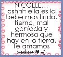 NICOLLE.... ashhh ella es la bebe mas linda, tierna, mal geniada y hermosa que hay en la tierra. Te amamos bebe ♥ ☺