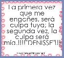 La primera vez que me engaÃ±es, serÃ¡ culpa tuya; la segunda vez, la culpa serÃ¡ mÃ­a.!!!!