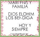 
     MARLENIS Y FAMILIA

  DIOS ELOHIM LOS BENDIGA 

         HOY Y SIEMPRE
    
     LOS QUIERO MUCHO.