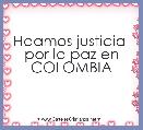 Haamos justicia  por la paz en COLOMBIA