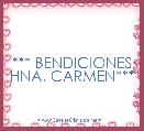*** BENDICIONES HNA. CARMEN***