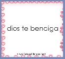 dios te bendiga