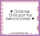 ♥ Gracias
 Dios por tus bendiciones ♥