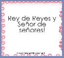 Rey de Reyes y SeÃ±or de seÃ±ores!