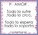          EL AMOR .

Todo lo sufre ,todo lo cree,

Todo lo espera ,todo lo soporta,

