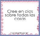 Cree en dios sobre todas las cosas